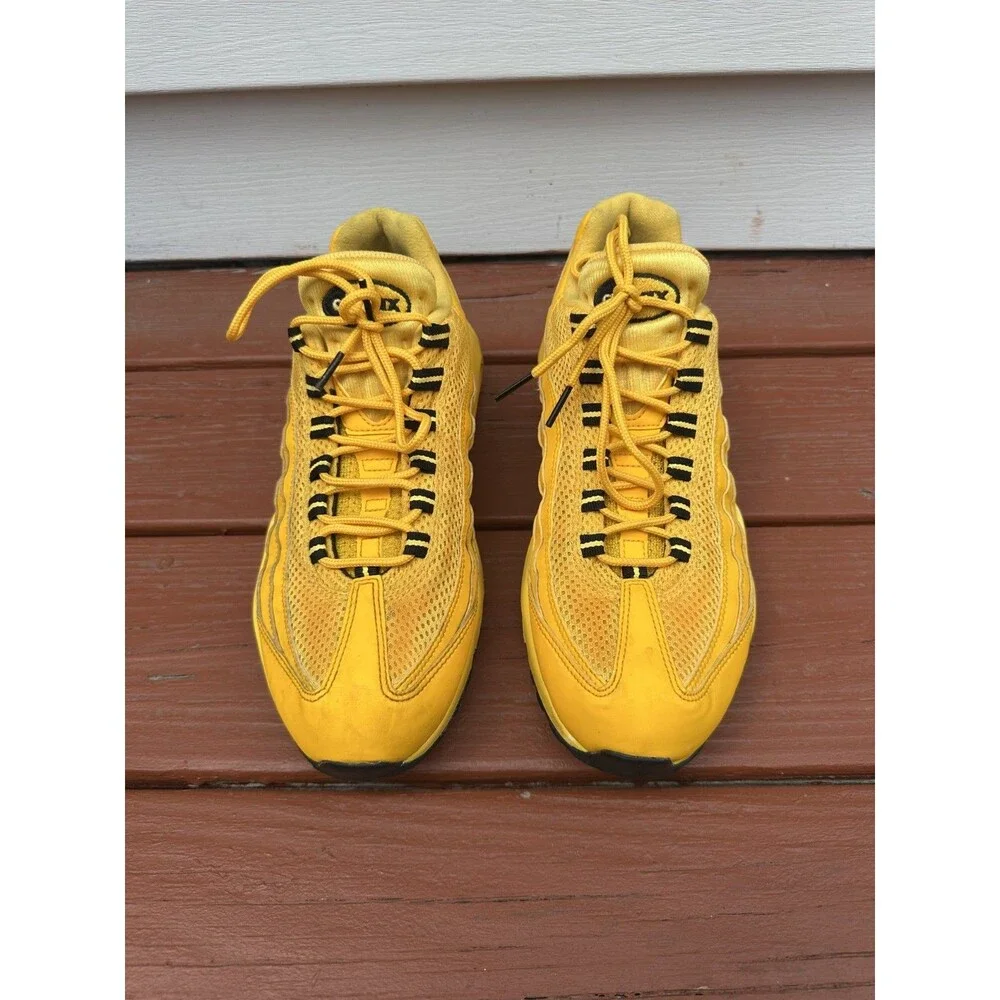 Nike Air Max 95 City Special Yellow Taxi Mens Size 10.5 Sneakers USED FLAWS